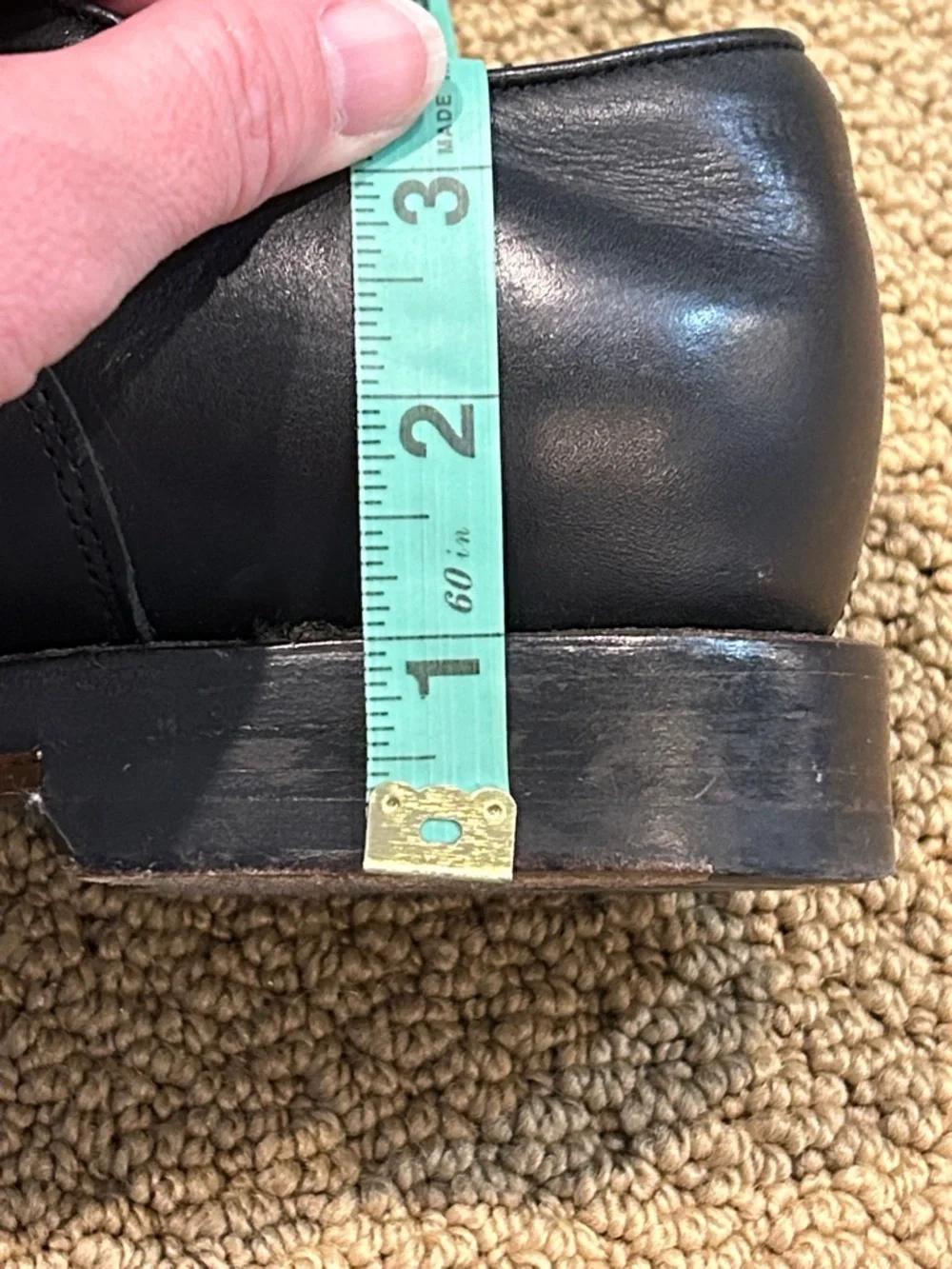 Thursday Boot Co. Men's Black Executive Cap Toe Dress Shoes size 11.5